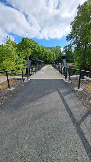 The Yard - The head of the Pine Creek Rail Trail on Charleston Street, Wellsboro Pa. 