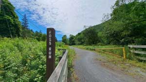 Pine Creek Rail Trail at the Ross Run Access.
