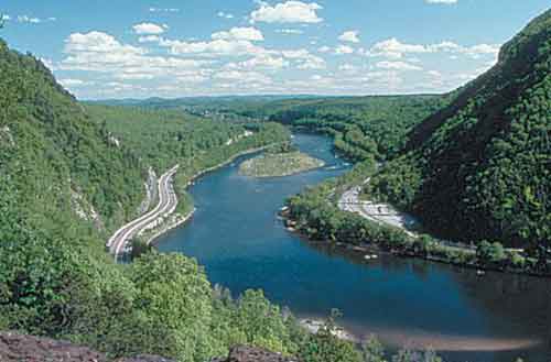 Poconos Mountain view.